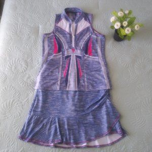 Lucky In Love Two Piece Skirt Top Set Sz.M/L